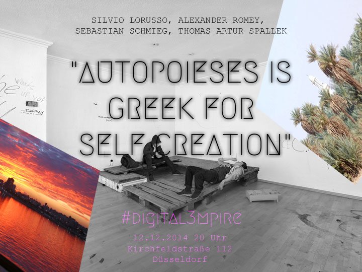 Autopoiesis is Greek for self creation — the invitation