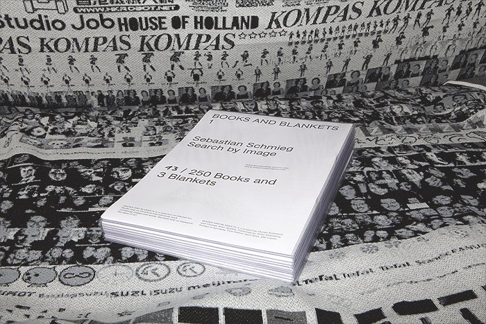 Books and Blankets 1 — the book, edition 43/250, on the printed blanket