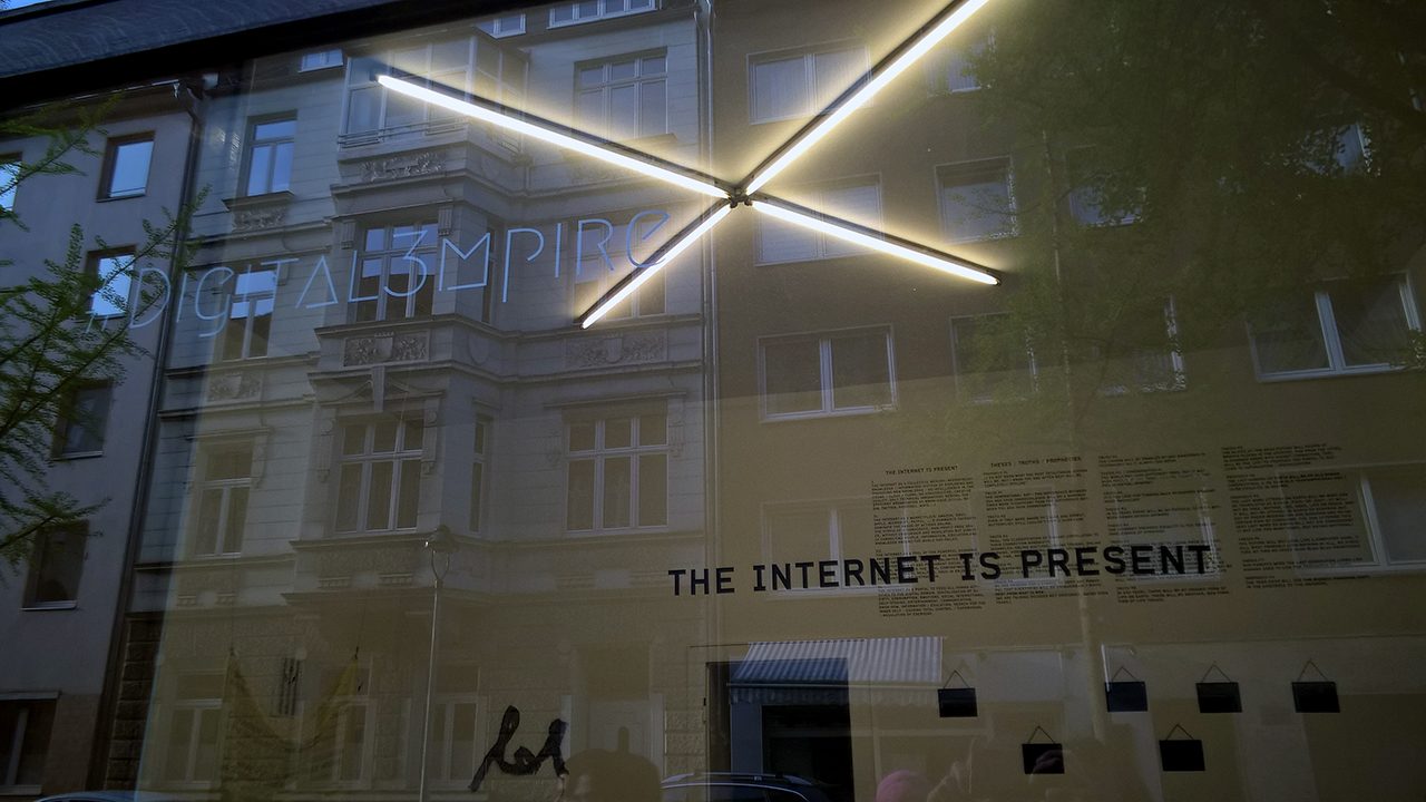 The Internet Is Present Part 2, 2016 — documentation photo